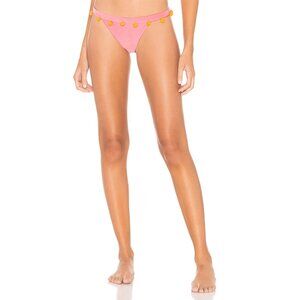 NWT Tularosa Tatum‎ Bikini Bottom Swimsuit Pink L
